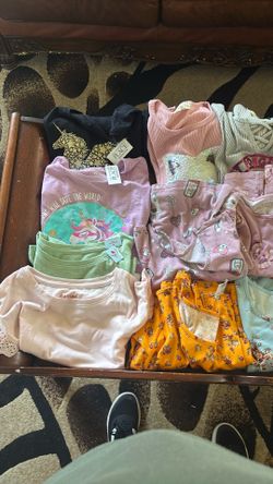 10-14 New Clothes/ 9 Dresses, 3 Jeans, 1 Legging, 2 Long Sleeve Shirt And 2 Short Sleeve Shirts.