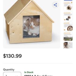 New Outdoor Cat House 