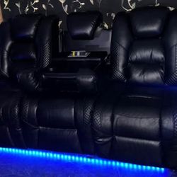 Recliner Couch With Lights