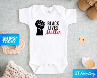 Black Lives Matter Baby Onesie