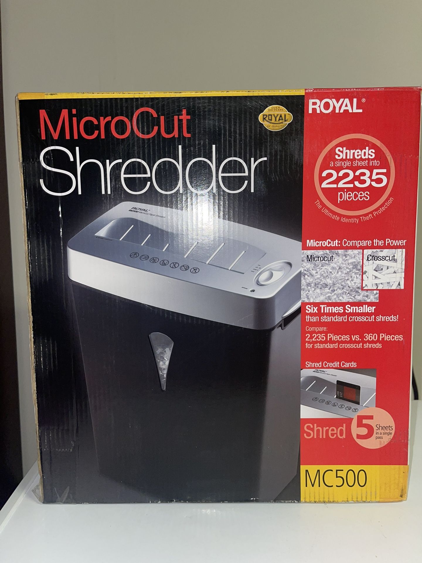 The Royal MC500 Microcut Shredder