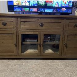 Wooden Coffee Table with Drawers And TV Stand 