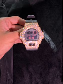 Moissanite g-shock watch
