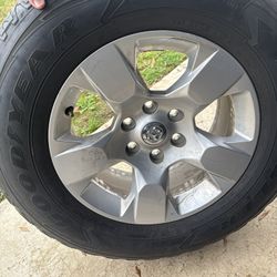 Tires And Rims From A 2022 Ram 1500