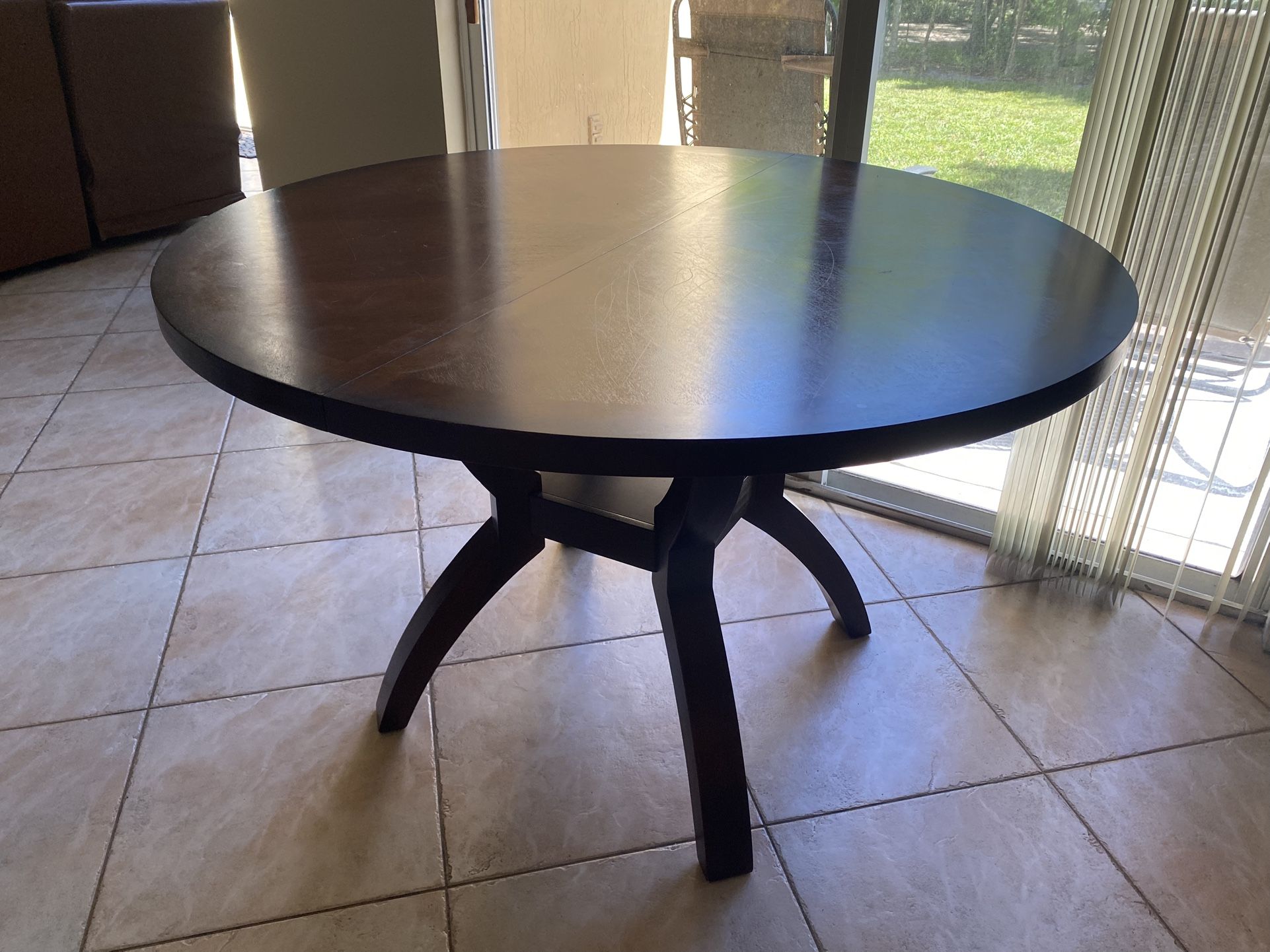 Solid Wood Dining Table And Chairs