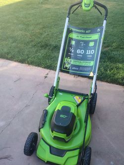 Greenworks lawnmower (for parts)