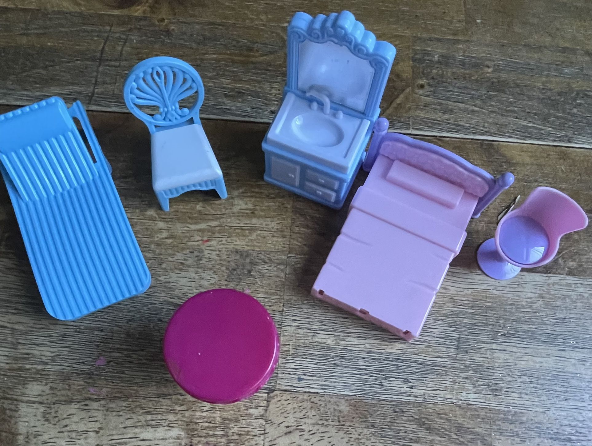 Mixed Miniature Doll Furniture