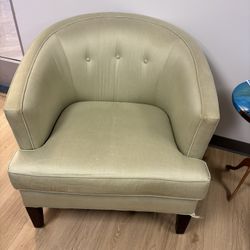 Light Green Club Chairs-set Of 2