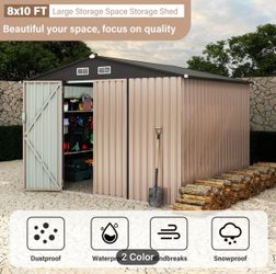 10x8 outdoor storage shed