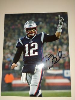 Tom Brady Signed Photo 