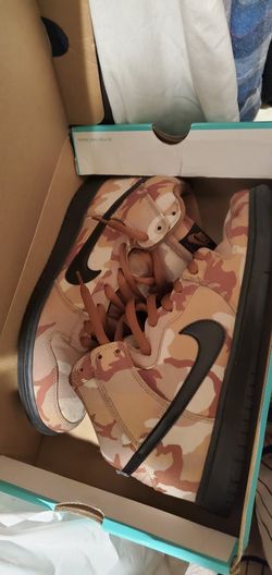 Camouflage nike dunk sb size 10 in box