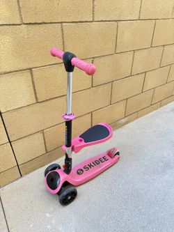 SKIDEE 3-wheel Scooter With Foldable seat