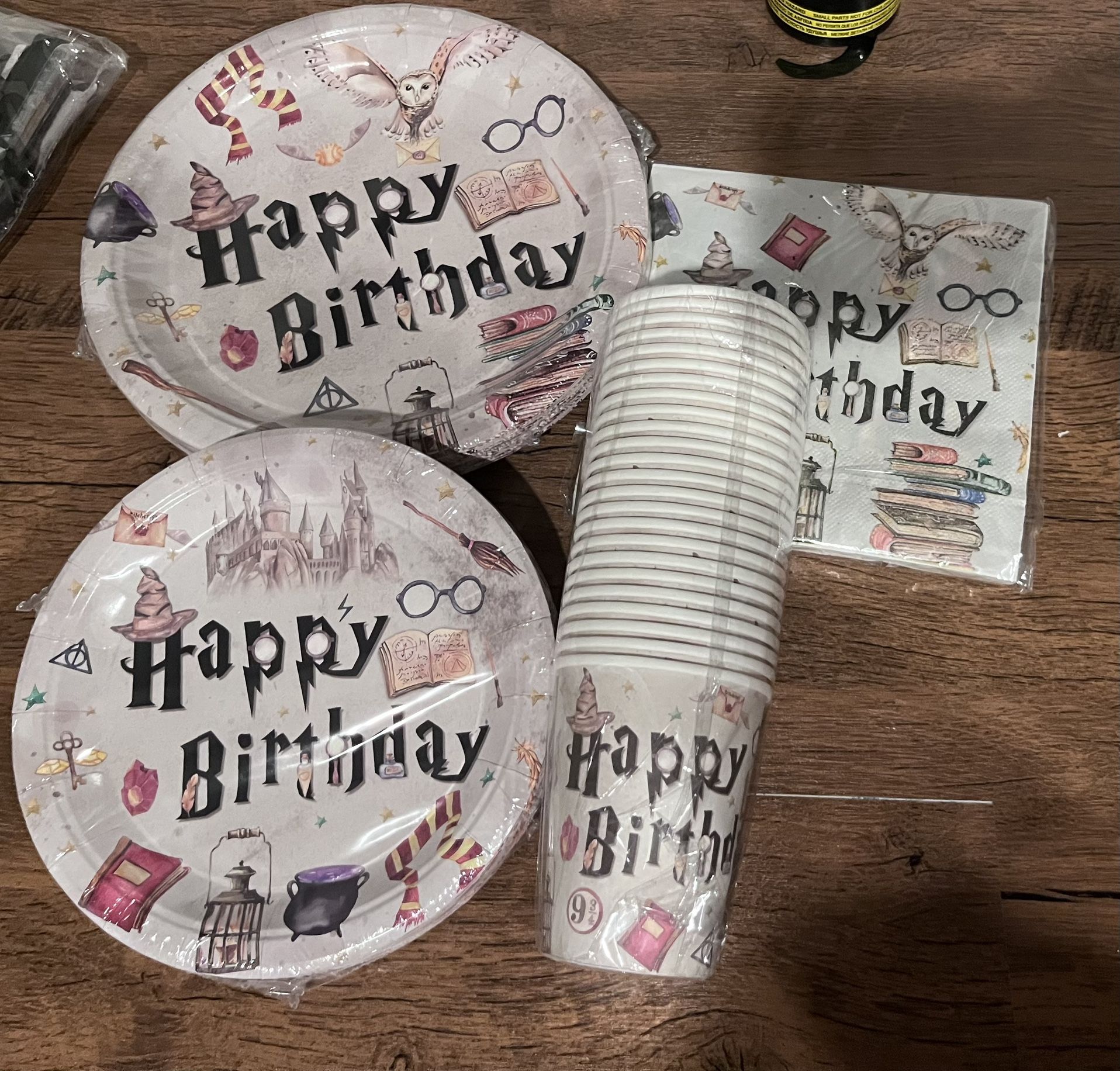 Harry Potter Plates And Cups