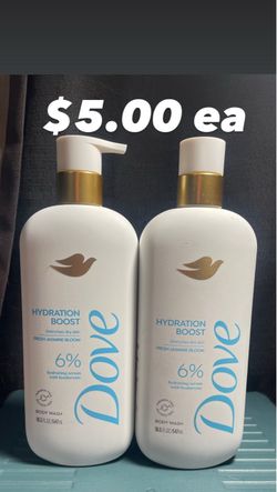 Dove Hydration Boost Body Wash 18.5 oz $5.00ea