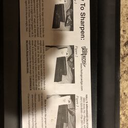 Vintage Halls Pro Edge 3 Sided Sharpening Oil Stone