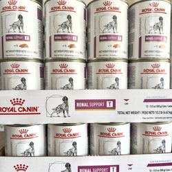 Royal Canin Renal Support T Food for Dogs, 20 Unopened 13.5 oz Cans   For dogs with diagnosed kidney issues only.   
