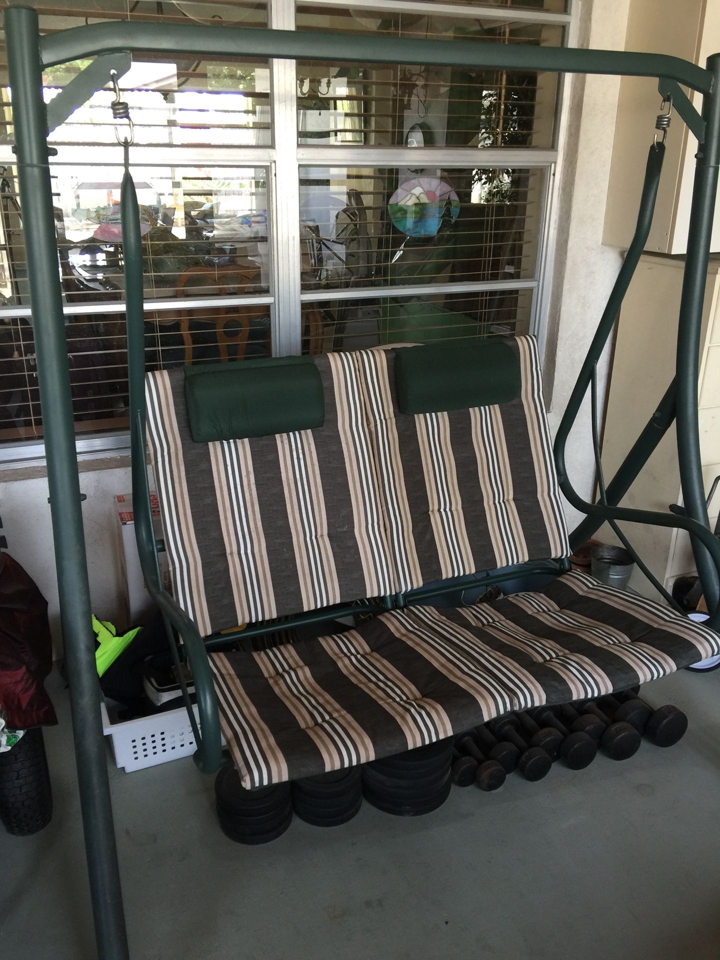 Patio swing chair outdoor furniture