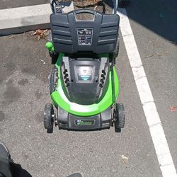 24 Volts Battery Operated Lawn Mower By