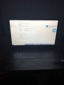 Hp 15.6” laptop