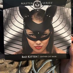 Leather Cat Mask