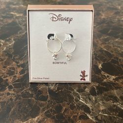 Minnie Mouse Fine Silver Plated earrings