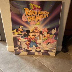 Disney Mickey And Minnie Rock Around The Clock Poster 