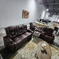 17M1HT12*__Power Reclining Sofa And Loveseat * Brand New * In Stock  *P A Y   E A S I L Y