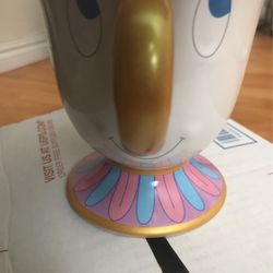 Disney Parks Beauty And The Beast Chip Tea Cup Coffee Mug 