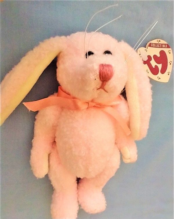 Strawbunny the attic treasures collection beanie baby, stuffed not beads--
