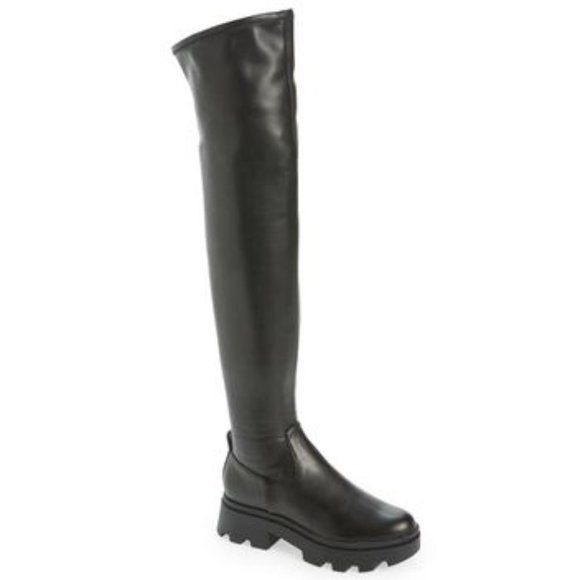 Open Edit Over The Knee Black Boots Size 6.5