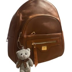 New Purse Backpack Brown 