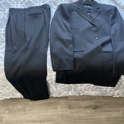 Italian Suit Pants 34 Waist Inseam 32