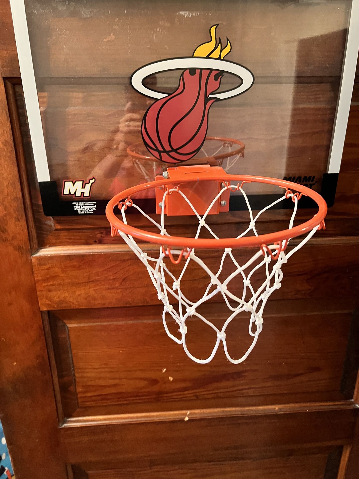 Miami Heat Indoor Basketball Hoop