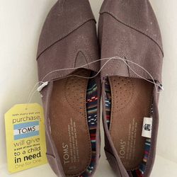 TOMS Alpargata Heritage- Woman’s- Size 9- Brown