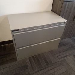 Metal Two Drawer Lateral File 