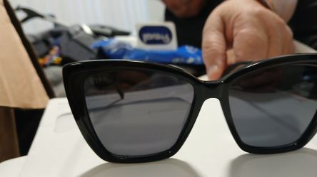 Diff Becky II Black + Dark Smoke Polarized Sunglasses