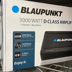 Car Amplifier 3000w Class D.  Brand New 