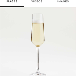 Champagne glasses Crate Barrell