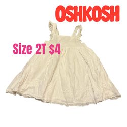 Oshkosh dress 👗 great condition size 2T ❤️❤️M18 042426
