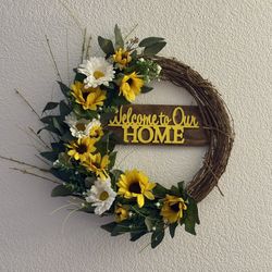 Country Sunflower Wreath