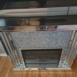 Glass Fire Place 