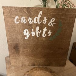 Cards & Gifts Sign 