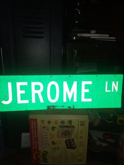 very cool street sign Jerome Lane