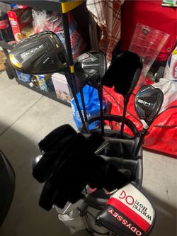 Callaway, Odyssey, Titleist, Taylormade golf clubs