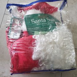 New 8 PC  SANTA suit One Size (L)