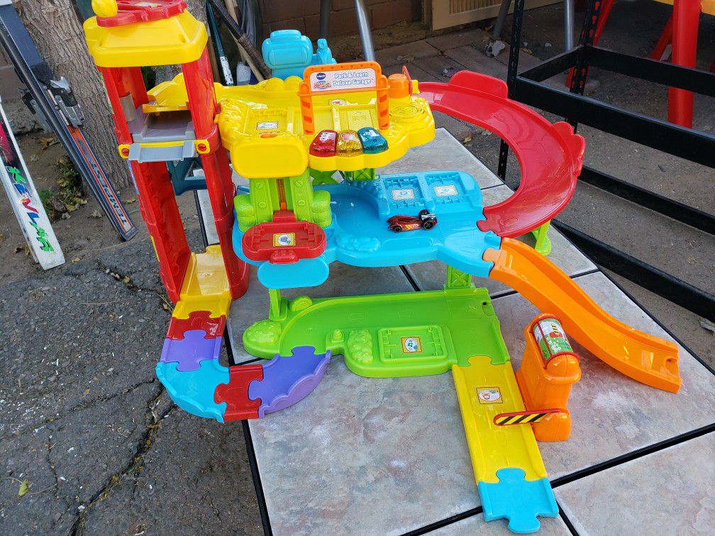 Kids toys vtech park & learn deluxe garage