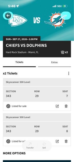 Chiefs vs dolphins