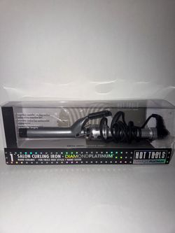 Hot Tools Diamond Platinum 1" Salon Curling Iron