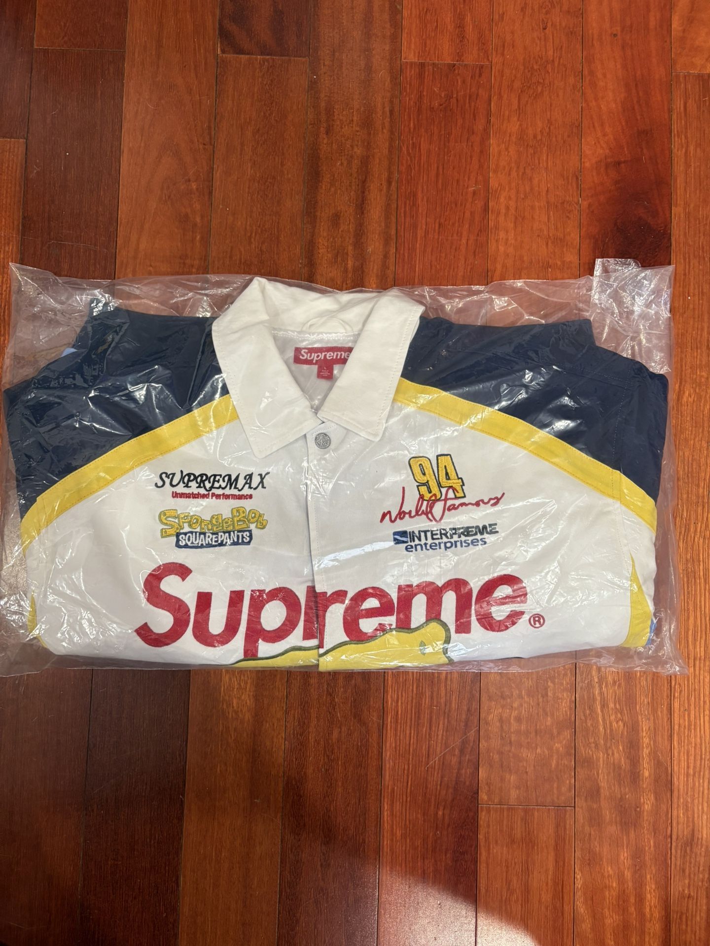 Supreme Jeff Hamilton SpongeBob Jacket Large Blue