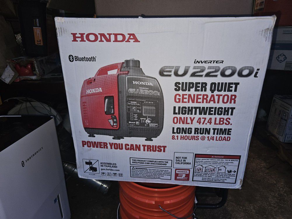 New Honda eu2200i inverter generator(FIRM. 900.00)